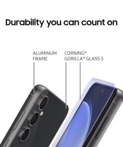 SAMSUNG Galaxy S23 FE Cell Phone, 256GB, Unlocked Android Smartphone, Long Battery Life, Premium Processor, Tough Gorilla Glass Display, Hi-Res 50MP Camera, US Version, 2023, Graphite S23 FE Only 15 71PdihSdESL