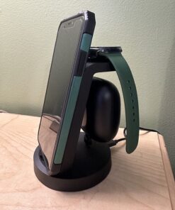 Charging Station for Multiple Devices,3 in 1 Fast Charging Station Dock for iPhone Series 14 Pro Max/13/12/11/X/8 Plus,for Airpods,DUMTERR Desk Wireless Charger for Apple Watch 8/Ultra/7/6/SE/5/4/3/2 black 38 71Pe0zgtdTL