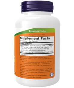 NOW Supplements, EGCg Green Tea Extract ,Dietary,400 mg, Free Radical Scavenger*, 180 Veg Capsules 180 Count (Pack of 1) 10 71Pe4sAmlrL