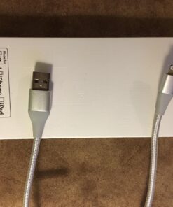 Anker iPhone Charger Cable 10 Foot, Powerline+ II Lightning Cable, (10 ft MFi Certified) Extra Long iPhone Charging Cord Compatible with iPhone SE 11 Pro Max Xs XR X 8 7 6S, iPad 8 and More (Silver) 10ft Silver 32 71PeMKxTyHL