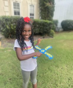 Boomerang Kids Outdoor Frisbee - Soft Toy Boomerangs Gifts for Boys 8-12 & Girls 8-12 - Outside Boys Toys Age 6 7 8 9 10 11 & Up Best Stocking Stuffer Gift Ideas for Kids - Backyard Games Flying Disc Blue 29 71PebCh6aQL