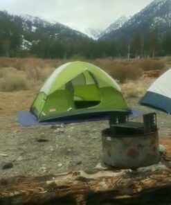 Coleman Sundome Camping Tent, 2/3/4/6 Person Dome Tent with Snag-Free Poles for Easy Setup in Under 10 Mins, Included Rainfly Blocks Wind & Rain, Tent for Camping, Festivals, Backyard, Sleepovers Palm Green 4 Person 40 71Pecd99oXL