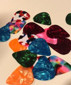 AUGSHY 300 Pcs Guitar Picks Sampler Value Pack Includes Thin Medium & Heavy Gauges 300 Mixedcolor 31 71PekO3AH7L 1