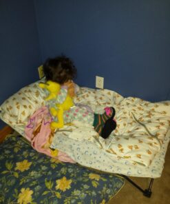 Regalo My Cot Portable Toddler Bed, Includes Fitted Sheet, Royal Blue , 48x24x9 Inch (Pack of 1) 45 71PewSKTldL