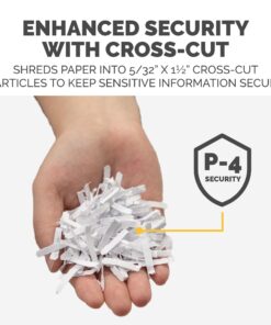 Fellowes AutoMax 150C Cross-Cut 150-Sheet Commercial Paper Shredder with Auto Feed (4694001) 12 71Pf70n7t2L