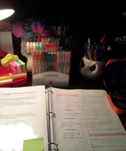 Limelights LD1002-RED Gooseneck Organizer Desk Lamp with iPad Tablet Stand Book Holder, Red 6.5 x 6.5 x 18.5 1 18 71Pfk74u07L