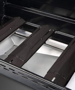 Unicook Universal Replacement Heavy Duty Adjustable Porcelain Steel Heat Plate Shield, Heat Tent, Flavorizer Bar, Burner Cover, Flame Tamer for Gas Grill, Extends from 11.75" up to 21" L, 4 Pack 21 71PfmvZIr L