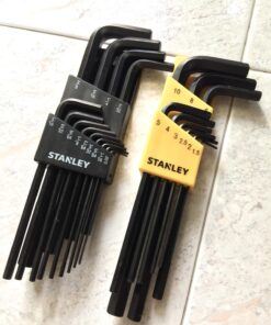STANLEY Hex Key Set, Long Arm, SAE & MM, 22-Piece (85-753) 11 71Pfw1r8paL