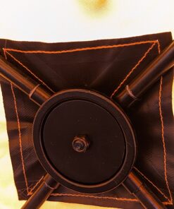 Gazelle Tents T4 Hub Tent, Easy 90 Second Set-Up, UV Resistant, Removable Floor, 4-Person, Orange, 78"x 94" x 94" 22272 T4 Orange/Grey 62 71PhNIS2iL