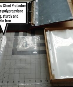 Amazon Basics Sheet Protector, Heavy Duty, 100 Pack, Clear 100 - Pack 32 71PhTlXrcZL