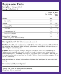 Piping Rock MCT Oil Medium Chain Triglycerides 16 fl oz. (473 mL) Bottle with Caprylic & Capric Acid Dietary Supplement 3 71PhjpD5GLL