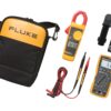 Fluke 117/323 Kit Multimeter and Clamp Meter Combo Kit For Residential And Commercial Electricians, AC/DC Voltage, AC Current 400 A, Includes Test Leads, TPAK And Carrying Case 25 71PiBF35iqL