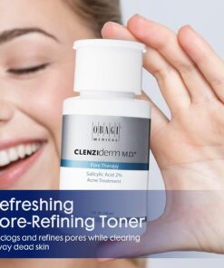 Obagi Medical CLENZIderm M.D. Pore Therapy Acne Treatment; Pore-Reducing Toner with 2% Salicylic Acid 5 Fl Oz (Pack of 1) 13 71PiIJSj0AL