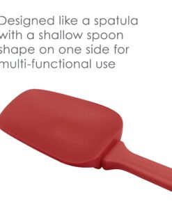 Rachael Ray Tools and Gadgets Solid Spoonulas / Scraping Cooking Utensil Set - 9-1/2-Inch, 10-Inch, and 12-1/2, Blue 6 71PjHBxSyJL
