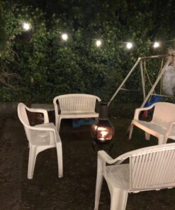 Deckmate Corona 3 Ft. High Outdoor Steel Chimenea Fireplace Model 28063 41 71PjJ xPn8L