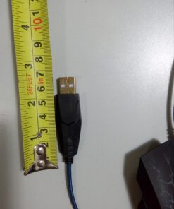 HAVIT HV-MS672 3200DPI Wired Mouse, 4 Adjustable DPI Levels, 800/1200/2400/3200DPI, 7 Circular & Breathing LED Light, 6 Buttons (Black) 41 71PjSz7ytQL