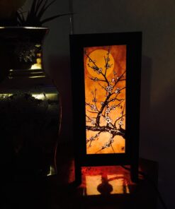 Moon Sakura Table Lamp Lighting Shades Floor Desk Outdoor Touch Room Bedroom Modern Vintage Handmade Asian Oriental Wood Bedside Gift Art Home Garden Christmas I3M 25 71PjexOBdHL