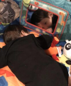 Bright Starts Sit and See Safari Floor Mirror Tummy Time Activity Toy, Ages Newborn + Multi Color 37 71Pk7ZrGqGL