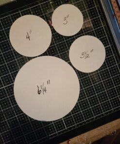 Fiskars Circle Cutter with 3 Replacement Blades - 1" to 8” Cut Length - Arts and Crafts Paper Cutter - Clear/Orange Paper Cutter & Refill Blades 42 71Pk8fASwIL