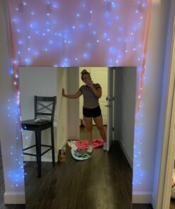 YIHONG 4 Set Fairy Lights Battery Operated Christmas String Lights with Remote Timer for 8 Modes Twinkle Lights 16.4 feet 50 LED Firefly Lights -White 36 71Pk8uTBVLL