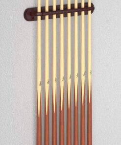 Viper 2-Piece Traditional Wall Mounted Solid Oak Billiard/Pool Cue Rack, Holds 8 Cues Mahogany 18 71Pkotyu bL