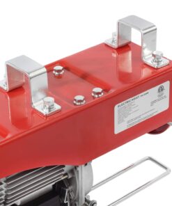 Partsam 2200 lbs Lift Electric Hoist Crane Remote Control Power System, Zinc-Plated Steel Wire Overhead Crane Garage Ceiling Pulley Winch w/Premium Straps (w/Emergency Stop Switch) 19 71PmLTonyL