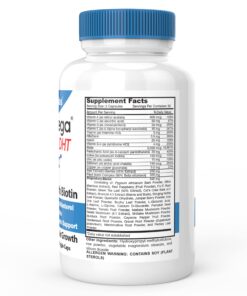 DrFormulas HairOmega DHT Blocker Biotin 5000 mcg Vitamins for Hair Growth Supplement | Hair Loss Pills for Women and Men, 30 Day Supply 60 Count (Pack of 1) 18 71PmUWbojCL
