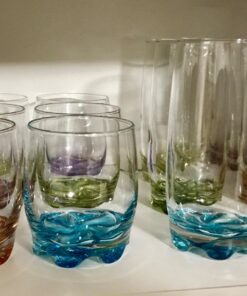 Vibrant Splash Water, Beverage Highball Glasses, 13.25 Ounce - Set of 6 1 33 71PnerZisrL