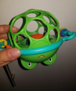 Bright Starts Oball Easy Grasp Jingle & Shake Pal Infant Toy, BPA-Free Green Frog Rattle, Age Newborn and up 22 71PnrqWQvL