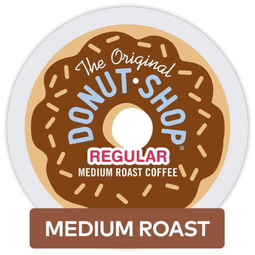 The Original Donut Shop Keurig Single-Serve K-Cup Pods, Medium Roast Coffee, 72 Count