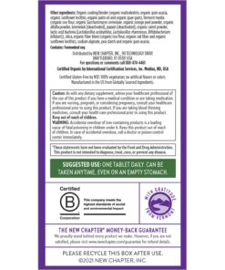 New Chapter Women's Multivitamin for Immune, Beauty + Energy Support with 20+ Nutrients -- Every Woman's One Daily, Gentle on the Stomach, 72 Count 72 Count (Pack of 1) 36 71PokwauMyL