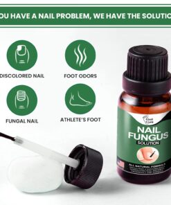 Toenail Renewal Solution Extra Strength Care for Toe Nail & Fingernails - Nail Repair Solution for Thick, broken, Discolored Nails - Renews Damaged Cracked Ingrown Toenail - Tea Tree Oil for Healthier and Extra Strength Nails - Made In USA 0.50 Fl Oz 36 71PotZKheSL