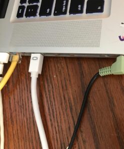 Amazon Basics Mini DisplayPort to VGA Monitor Adapter, White 1-Pack 26 71Pou0SP6TL