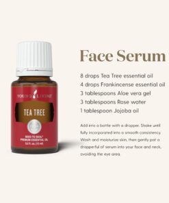 Young Living Tea Tree (Melaleuca Alternifolia) Essential Oil - 5ml Bottle - Clear and Healthy Complexion - Inhale the refreshing aroma of Tea Tree Oil to support clear breathing 0.17 Fl Oz (Pack of 1) 11 71Pp4VdGrqL