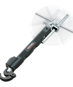 RIDGID 46753 Adjustable 10" to 17" Telescoping LED Lit Basin Pipe Wrench for Faucet Install and Repair in 1/2" to 1-1/4" Pipes, Black 13 71Ppl8mdpKL