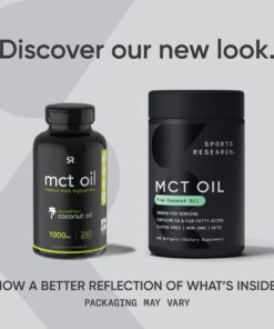 Sports Research Keto MCT Oil Capsules- Keto Fuel for The Brain & Body | Derived from Non-GMO Coconuts (240 Softgels) 240 Count (Pack of 1) 9 71PqTTK59L