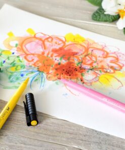 Faber-Castell Faber-Castel Faber-Castell FC167105 Pitt Artist Color Brush Wallet Set (6 Pack), Landscape, Assorted Pitt Artist Brush Pen Wallets - Landscape Set 18 71PqqfUXzTL