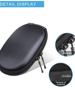 ProCase Protective EVA Hard Shell Carrying Case for Apple Magic Mouse 2/1 and Small Logitech Mice - Portable Travel Pouch - Black 15 71PqrmgE7AL