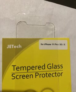JETech Screen Protector for iPhone 11 Pro, iPhone Xs and iPhone X 5.8-Inch, Tempered Glass Film, 2-Pack 38 71Pr6k7stFL