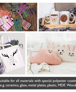 Alternative view of S-RACE Sublimation Paper 8.5 x 14 inch, 100 Sheets - Vibrant Colors, Instant Dry, Smear-Proof, No Roller Marks - Sublimation Ink Required 8.5 x 14 (Legal size) Standard (100 Sheets)