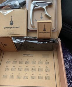 Orangewood 6 String Acoustic Guitar, Right, Mahogany (OW-DANA-M-AK) Guitar, Gigbag & Accessory Pack 40 71PrvPtITfL
