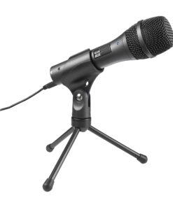 Audio-Technica Education Pack with AT2005USB USB/XLR Microphone, ATH-M20x Headphones, Stand Clamp, Tripod Stand, USB-A and USB-C Cables, XLR Cable, Pop Filter, and Austin Bazaar Polishing Cloth Bundle w/ ATH-M20x Headphones 11 71PsM78GhzL