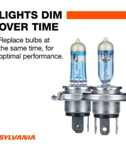 Alternative view of SYLVANIA - 9003 SilverStar Ultra - High Performance Halogen Headlight Bulb, High Beam, Low Beam and Fog Replacement Bulb, Brightest Downroad with Whiter Light, Tri-Band Technology (Contains 2 Bulbs)