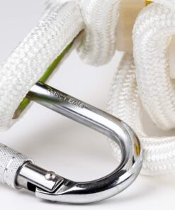 ISOP Outdoor Climbing Rope Ladder - Compact Portable Safety Rope Ladders - Hanging Rope with Hooks for Teens & Adults - Exercise Rope Ladder for Swing Set & Tree House 15 ft 15 71PtL6KxKxL