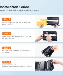 E-Z Ink (TM Compatible DR730 Drum Unit (Not Toner) Replacement for Brother DR 730 Compatible with HL-L2350DW HL-L2395DW HL-L2370DW HL-L2370DWXL MFC-L2750DW MFC-L2710DW DCP-L2550DW Printer (2 Drum) 25 71Ptg16G06L