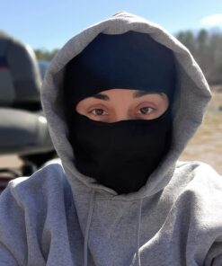 Ergodyne - 6823 Black Wind-Proof Hinged Balaclava Face Mask (16823) 53 71PtsV2zCL