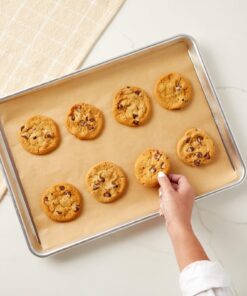 Alternative view of 200-Pack Precut Parchment Paper Sheets 12 x 16 inches, Unbleached Brown Nonstick Liners for Half Sheet Pan for Baking, Cooking, Grilling, Air Fryer, Steaming, and Wrapping Food, Heavy Duty