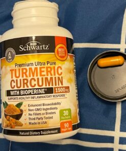 Turmeric Curcumin with Black Pepper Extract 1500mg - High Absorption Ultra Potent Turmeric Supplement with 95% Curcuminoids and BioPerine - Non GMO Turmeric Capsules for Joint Support - 90 Capsules 90 Count (Pack of 1) 35 71PuDdu9o0L