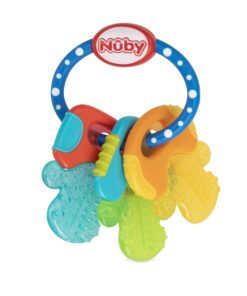 Nuby Ice Gel Teether Keys 1 Pack - Blue 1 Count (Pack of 1) 20 71PupfuHEcL