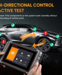 Alternative view of FOXWELL Bidirectional Scan Tool with 3-Year Updates($600 Value), 2024 Newest NT809 Car Scanner with 30 Resets, FCA Gateway Bypass/ABS Bleed/Crankshaft Relearn/OE All System Diagnostic Scanner